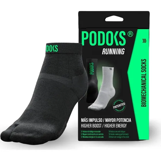 Podoks Calcetines Biomecánicos Running H2 Negros TS