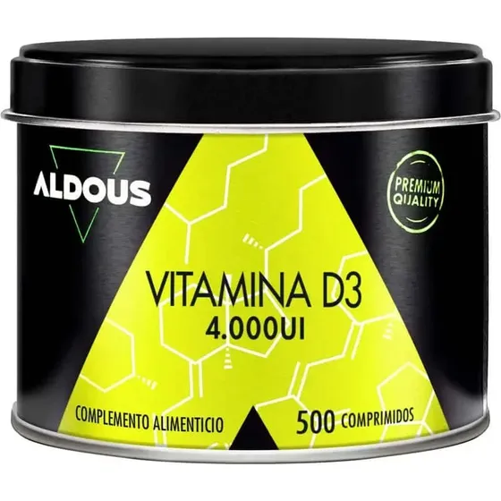 Aldous Bio Vitamina D3 4000 UI - 500 Comprimidos