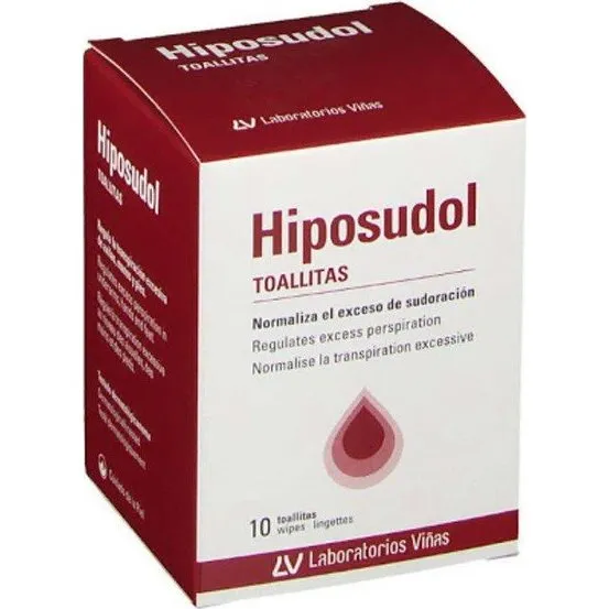 Laboratorios Viñas Hiposudol 20 Toallitas Antitranspirantes
