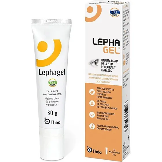 Lephagel Gel Estéril para Párpados y Pestañas 30 gr