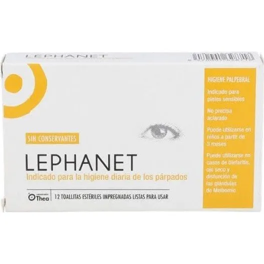 LEPHANET Toallitas Oculares Hidratantes - 12 Unidades