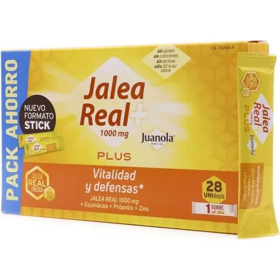 Juanola Jalea Real Plus 28 Sobres - Complejo Vitamínico