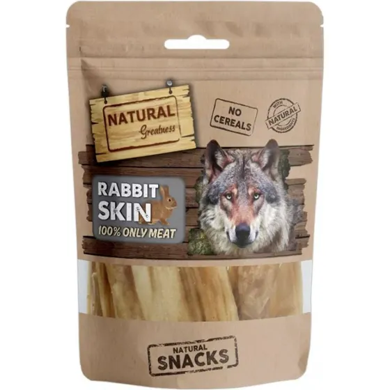 Natural Greatness Snacks Only Meat Piel de Conejo 70g