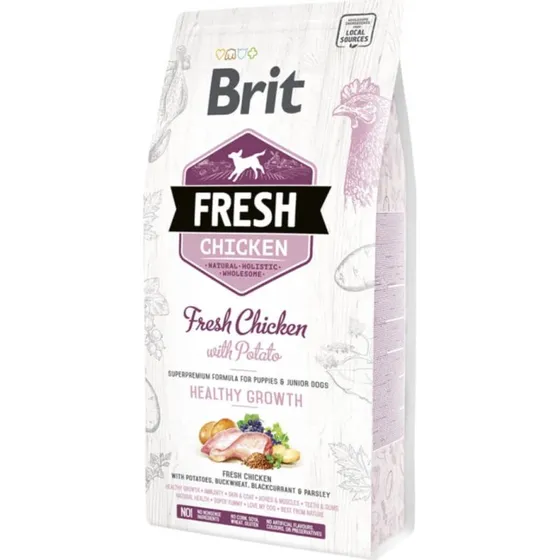 Brit Fresh Puppy Healthy Growth Pollo y Patata 2,5kg