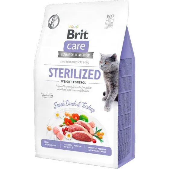 Brit Care Cat Sterilized Control Alimento Seco 7kg