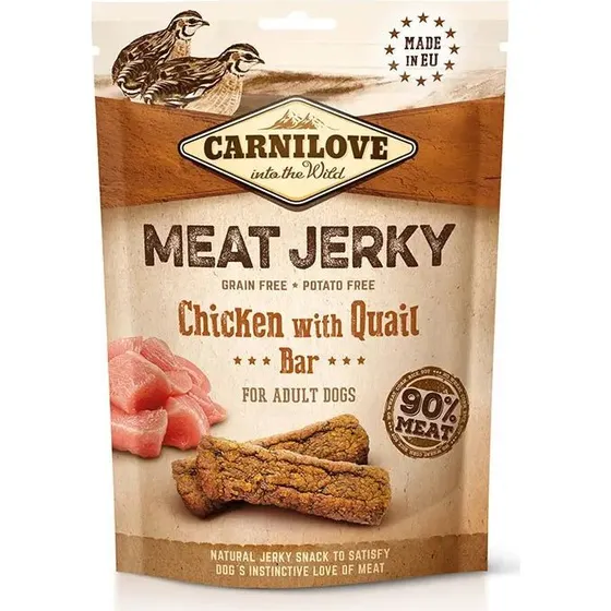 Carnilove Barritas de Pollo y Codorniz para Perros, 1.2kg