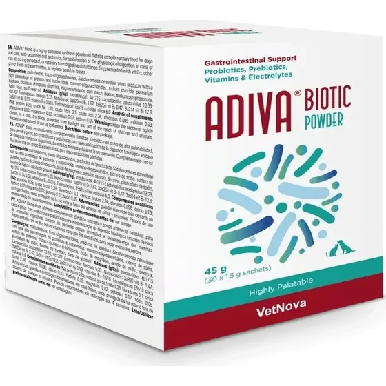 Vetnova Adiva Biotic Powder Sobres 30x1,5g