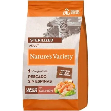 Nature's Variety Healthy Grains Sterilized Adult Salmón 3 kg
