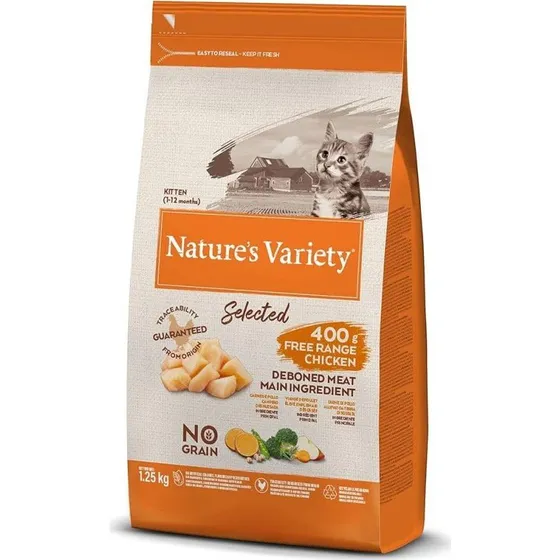Nature's Variety Pienso Kitten No Grain Pollo 1,25kg