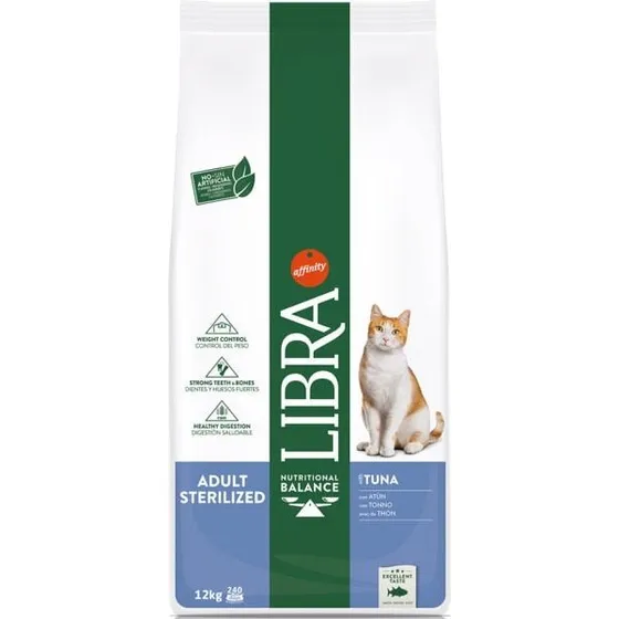 Libra Cat Adult Sterilized con Atún - Pack Ahorro 2 x 12 kg