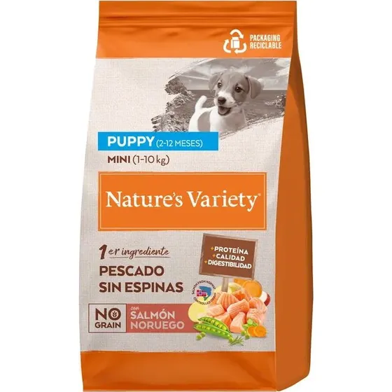 Nature's Variety No Grain Puppy Mini Salmón 2 x 3kg