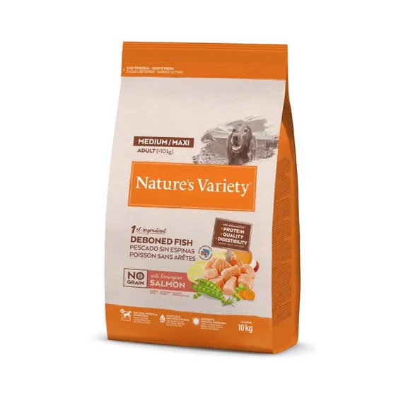 Nature's Variety Dog No Grain Adult Salmón 3kg