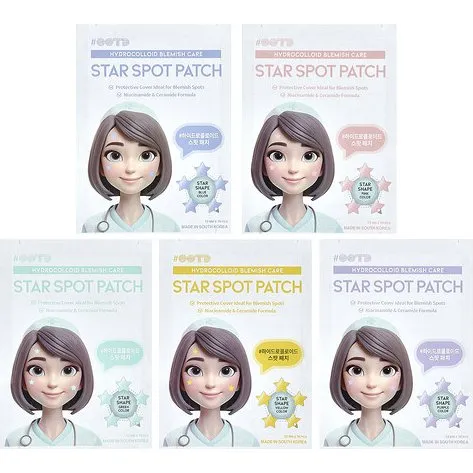 OOTD Star Spot Patch Parches Hidrocoloides con Niacinamida