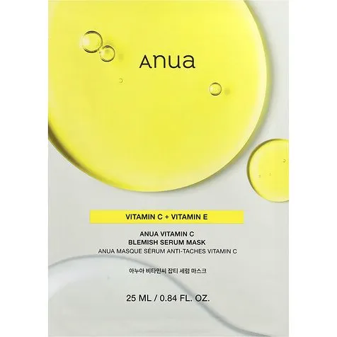 Anua Vitamin C Blemish Serum Mask - Set de Mascarillas Iluminadoras