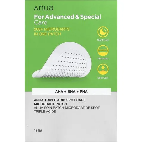 Anua Triple Acid Spot Care Microdart Patch - 12 Parches