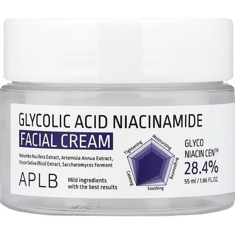 APLB Crema Facial con Niacinamida y Ácido Glicólico 55ml