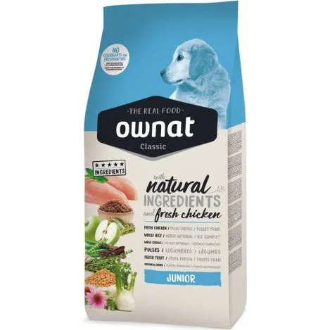Ownat Classic Junior Comida para Perros 12 kg
