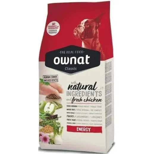 Ownat Classic Energy 20 kg - Pienso para Perros Adultos Activos