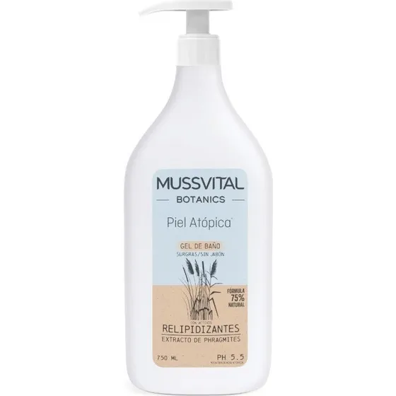 MUSSVITAL Botanics Gel de Baño para Piel Atópica 750ml