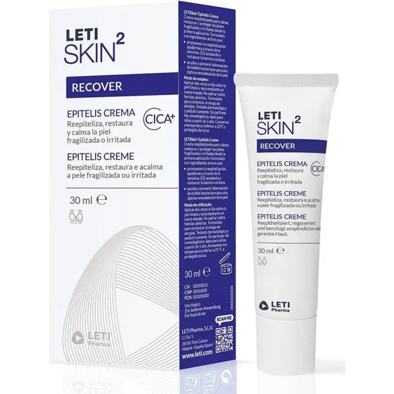 Leti Skin2 Recover Epitelis Crema Cica+ 30ml