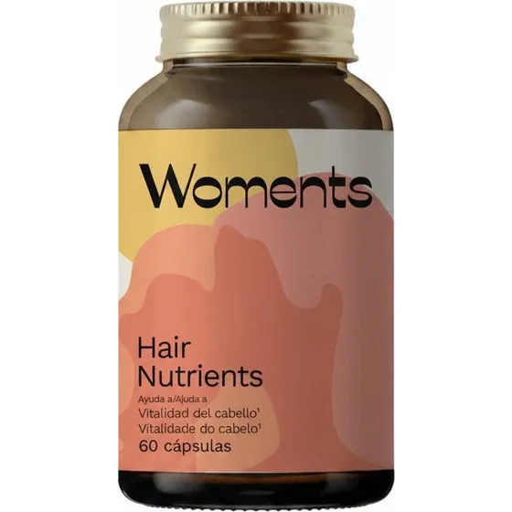 Woments Hair 60 Cápsulas - Complemento Capilar con Biotina y Sabal