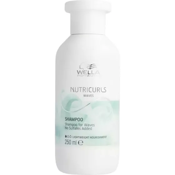 Champú Wella Nutricurls para Cabello Ondulado y Rizado, 250 ml