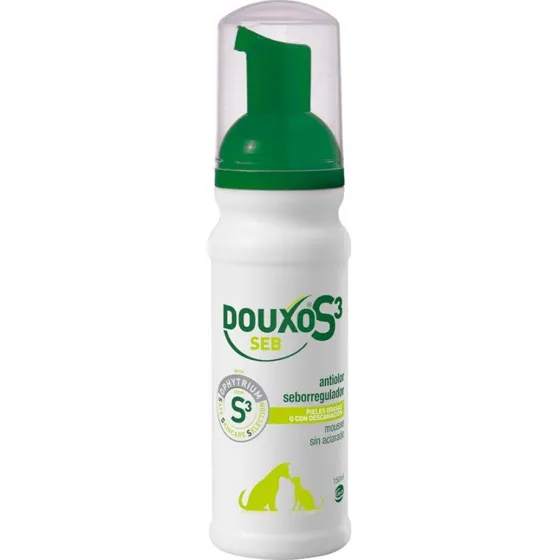 Douxo S3 Seb Mousse Dermatológico 150ml para Perros y Gatos