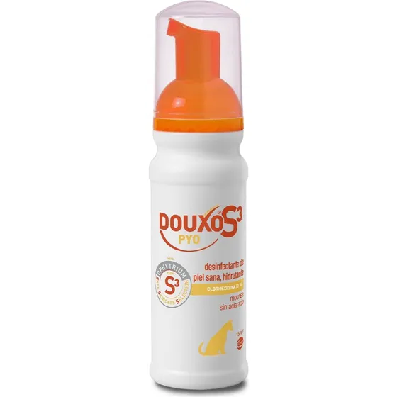 Douxo S3 Pyo Mousse Desinfectante para Perros y Gatos 150 ml