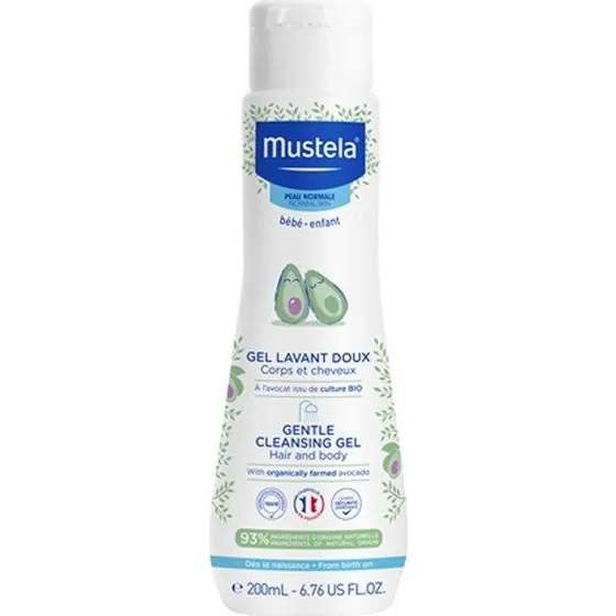 Mustela Gel de Baño Suave Dermolimpiador 200ml