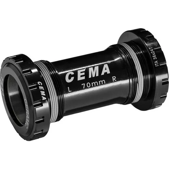 Cema Pedalier ITA DUB Inox Negro