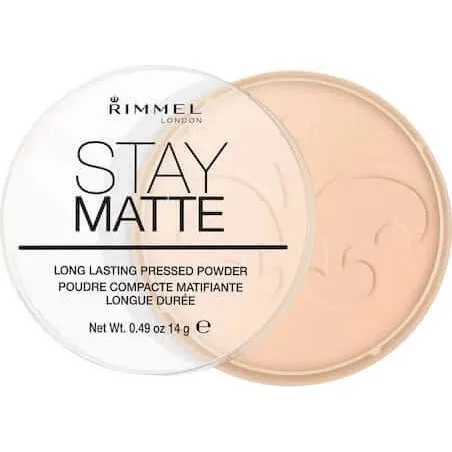 Rimmel Stay Matte Polvos Compactos 006 Beige Cálido, 14 g