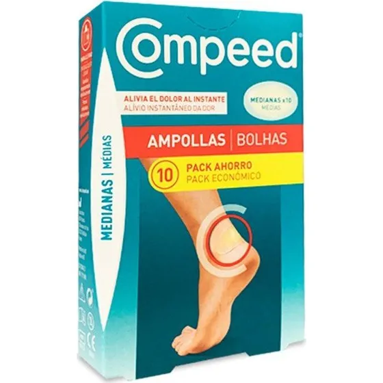 Compeed Ampollas Medianas Pack Ahorro 10 Apósitos