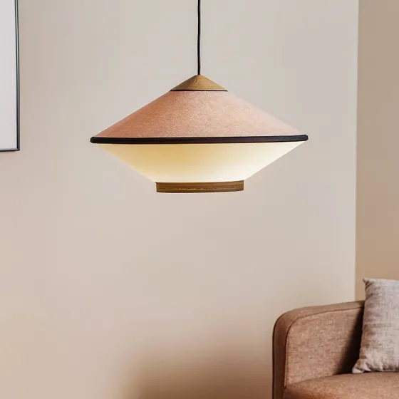 Lámpara colgante Forestier Cymbal S Natural
