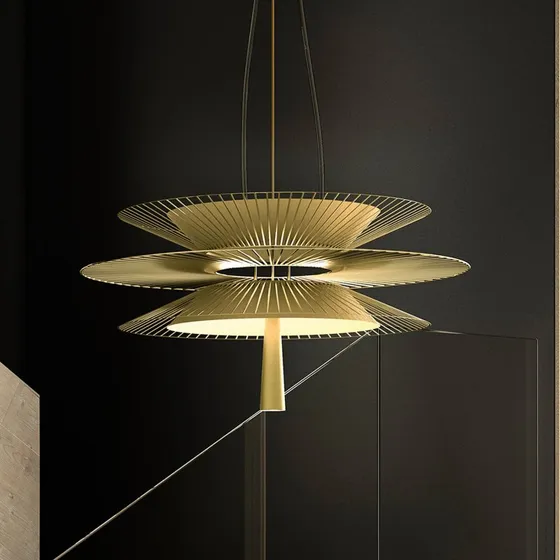 Forestier Gravity 2 Lámpara Colgante Crema Ø68cm