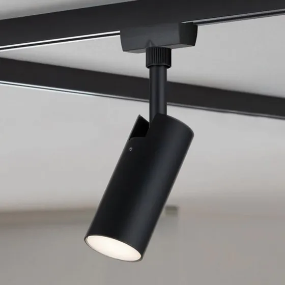 Paulmann URail Foco LED Tubo Negro 3000K