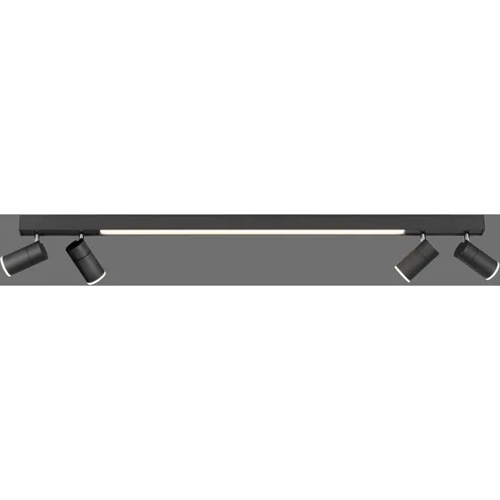 Lámpara LED de techo PURE Lines Spot, 120 cm, Grafito