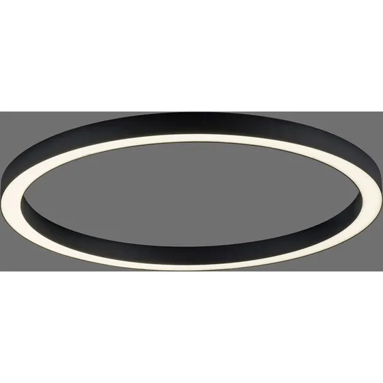 Paul Neuhaus Lámpara LED de techo PURE Lines Round, Ø 70 cm, Grafito