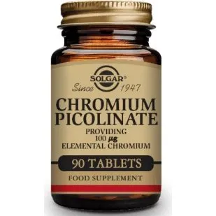 Solgar Picolinato de Cromo 200 mcg, 90 Cápsulas