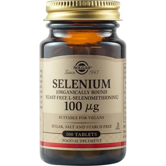 Solgar Selenio 100mcg - 100 Comprimidos (Sin Levadura)