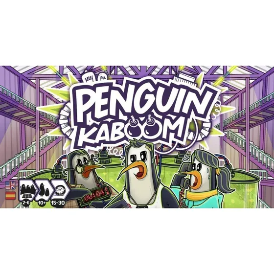 Penguin Kaboom - Juego de Mesa Cooperativo de Perro Loko Games