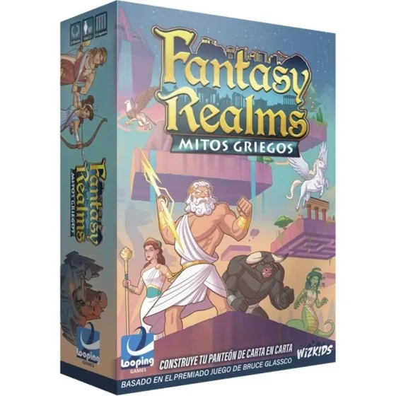 Fantasy Realms: Mitos Griegos - Juego de Cartas de Tranjis Games