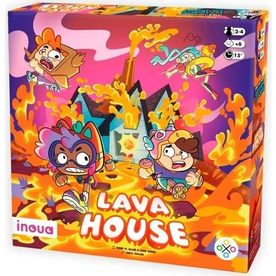 Inoua Games Lava House - Juego de Cartas de Estrategia