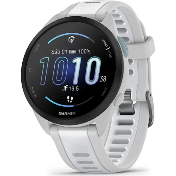 Garmin Forerunner 165 Blanco - Reloj Deportivo GPS con Pantalla AMOLED