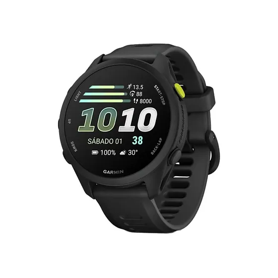 Garmin Forerunner 70 Reloj Deportivo Negro con Pantalla AMOLED