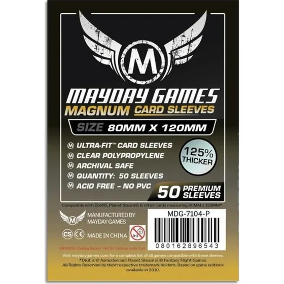 Mayday Fundas Magnum Premium 80x120mm para Dixit - Pack 50