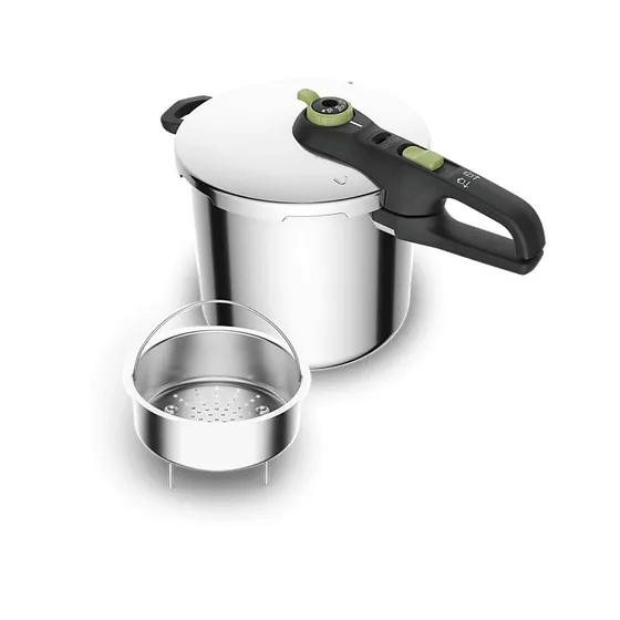 Tefal Secure Trendy P2584402 Olla Express 8L Acero Inoxidable Verde