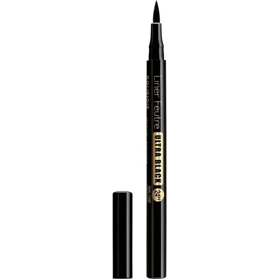 Bourjois Liner Feutre Lápiz de Ojos Ultra Negro, 0,8 ml