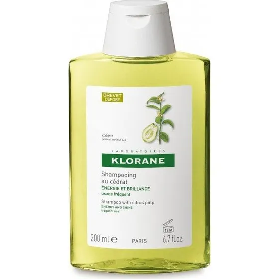 Klorane Champú a la Pulpa de Cidra 200ml para Cabello Normal a Graso
