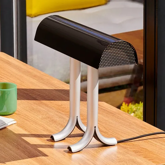 HAY Lámpara de mesa Anagram - Hierro Negro
