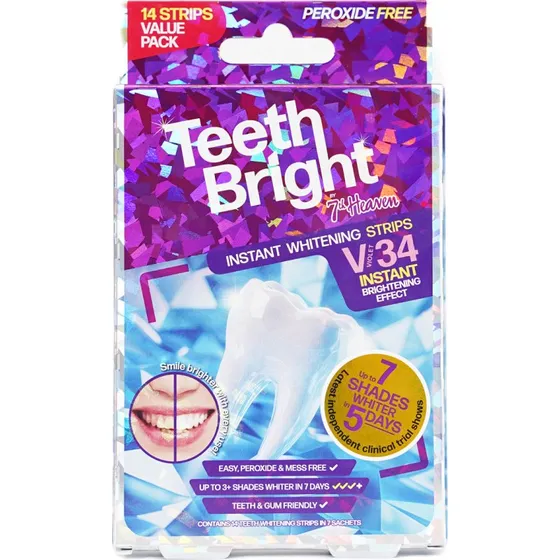 7th HEAVEN Teeth Bright Tiras Blanqueadoras 14 U